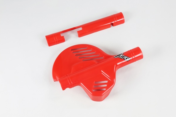 Disc Covers red for Honda XR 600 R (1985-89) - CR 125 R 2T (1985-89) - CR 250 R 2T (1985-88) - CR 500 R (1985-88)